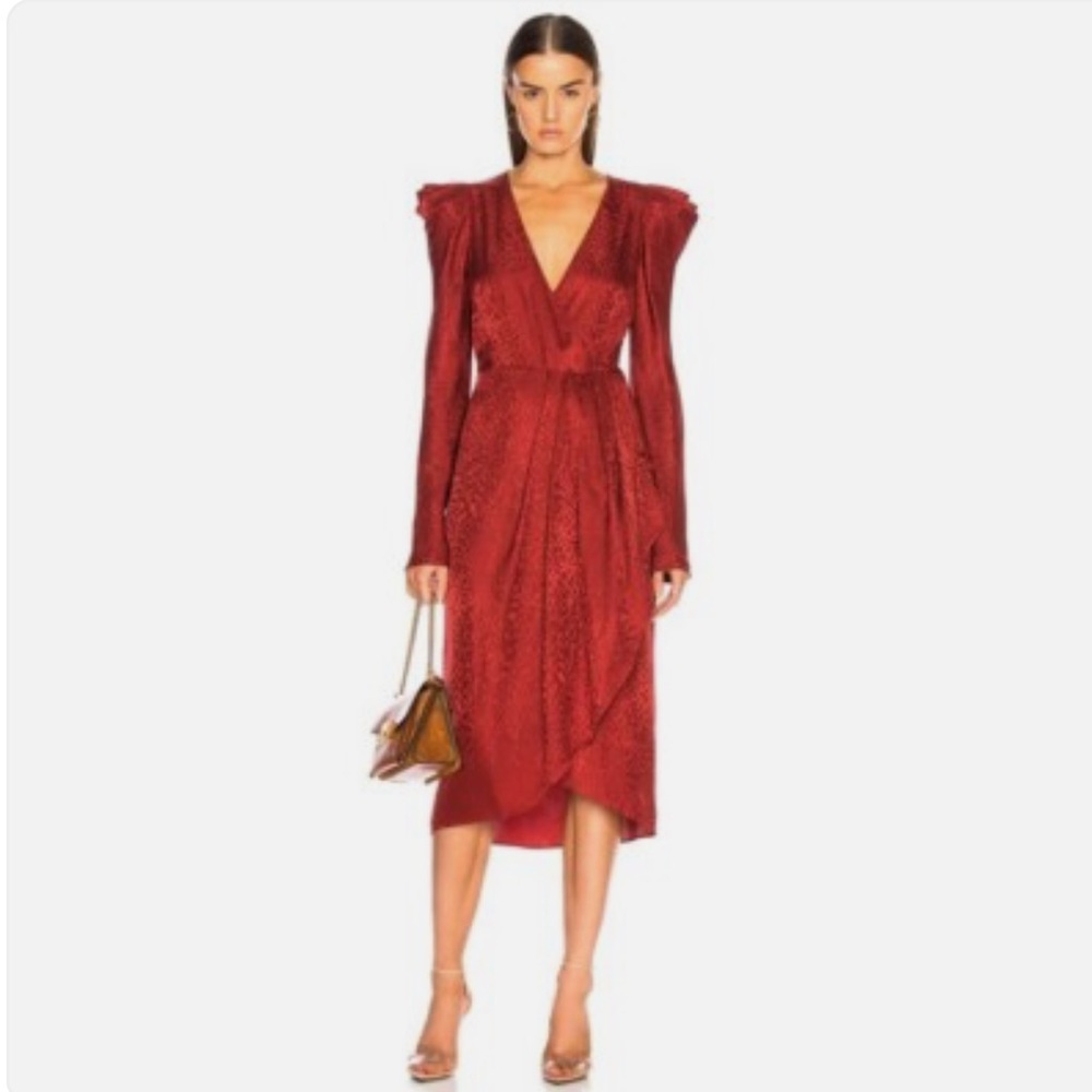 ALC Carolina Silk Wrap Dress.